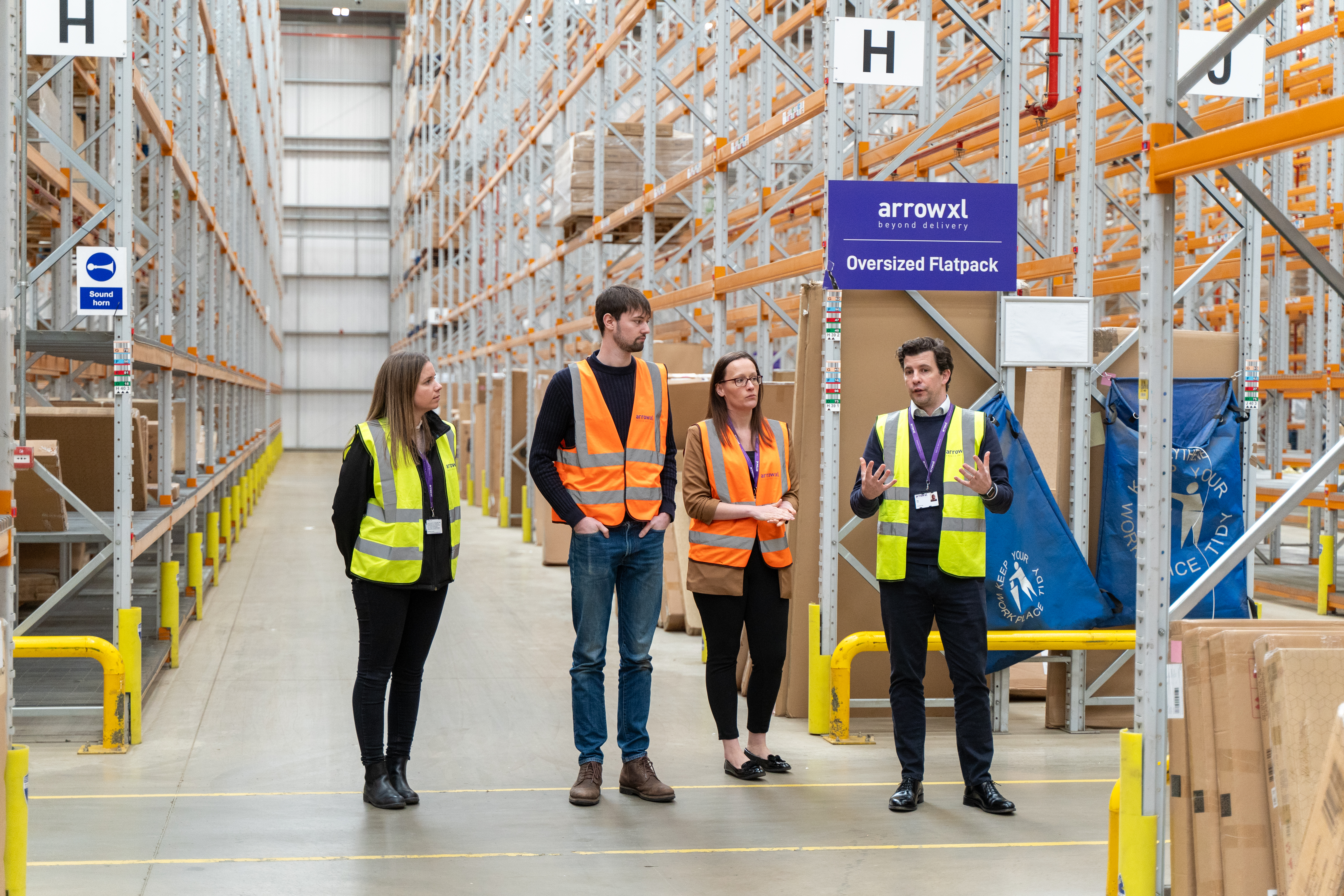 Flamme visits ArrowXL Worcester
